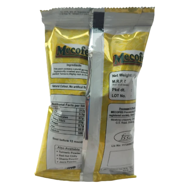 Lakadong Turmeric 100g back