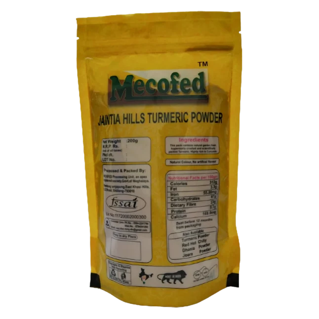 Lakadong Turmeric 200g back