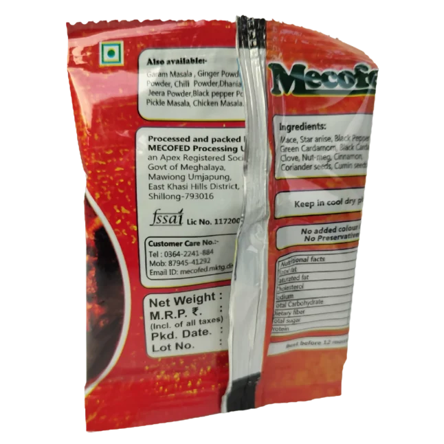 Meat Masala Powder 7g back